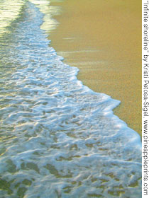 'Infinite shoreline' by Kristi Petosa-Sigel, www.pineappleprints.com.